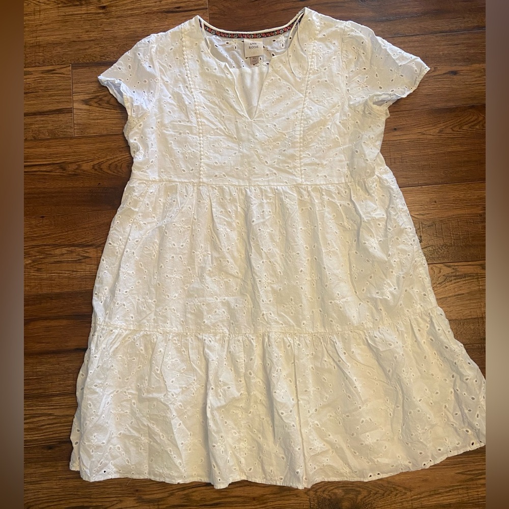 Knox Rose White Eyelet Dress